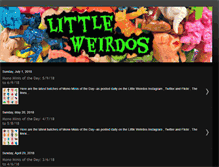 Tablet Screenshot of littleweirdos.net